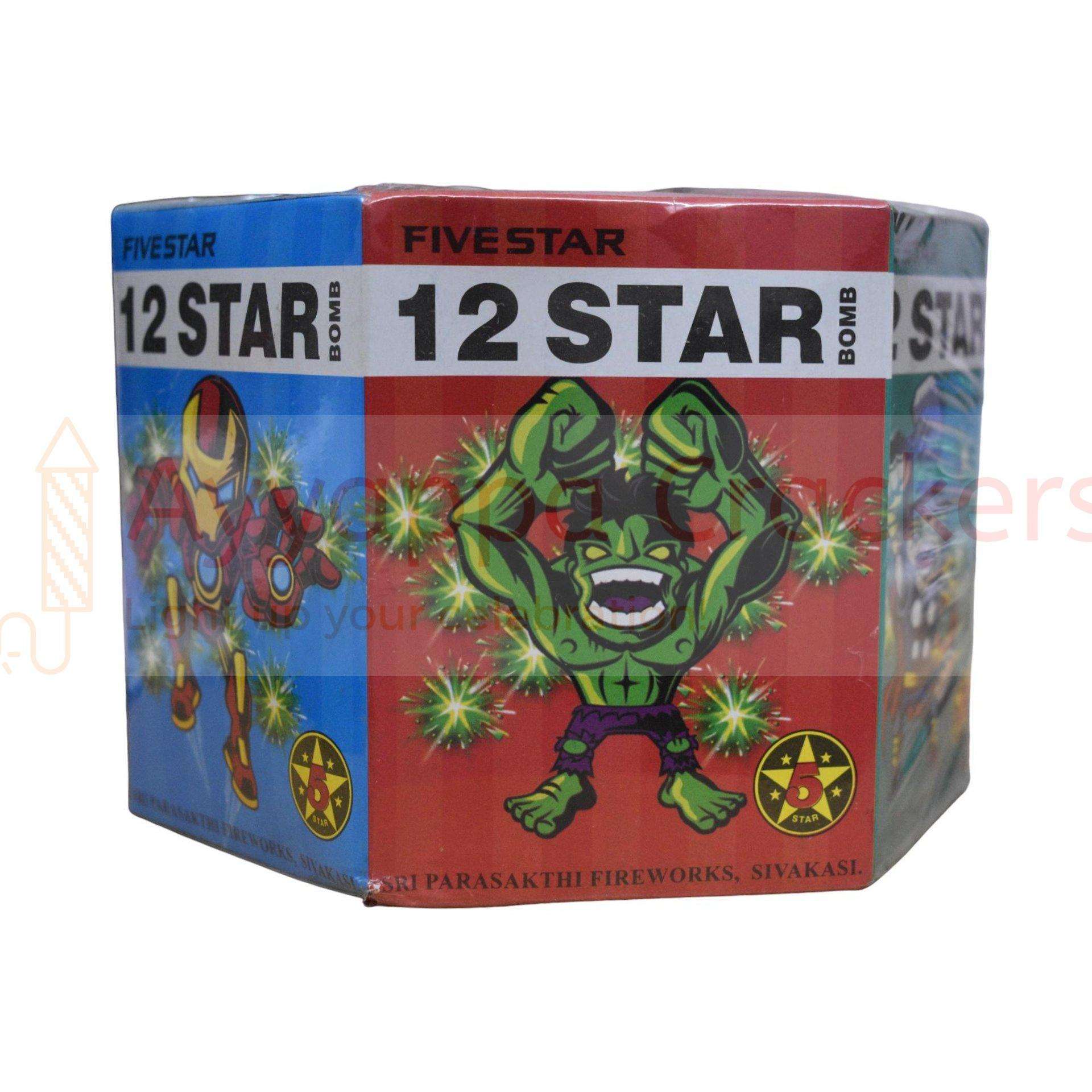 12 Star Aerial Bomb Multiple Aerial Shots by Five Star