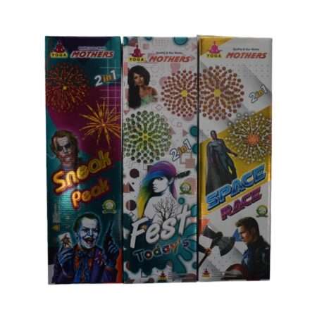 3" Double Ball Fancy (2 Pcs) Aerial Out by Mothers