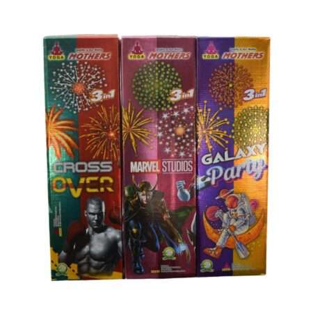 3" Triple Ball Fancy (2 Pcs) Aerial Out by Mothers