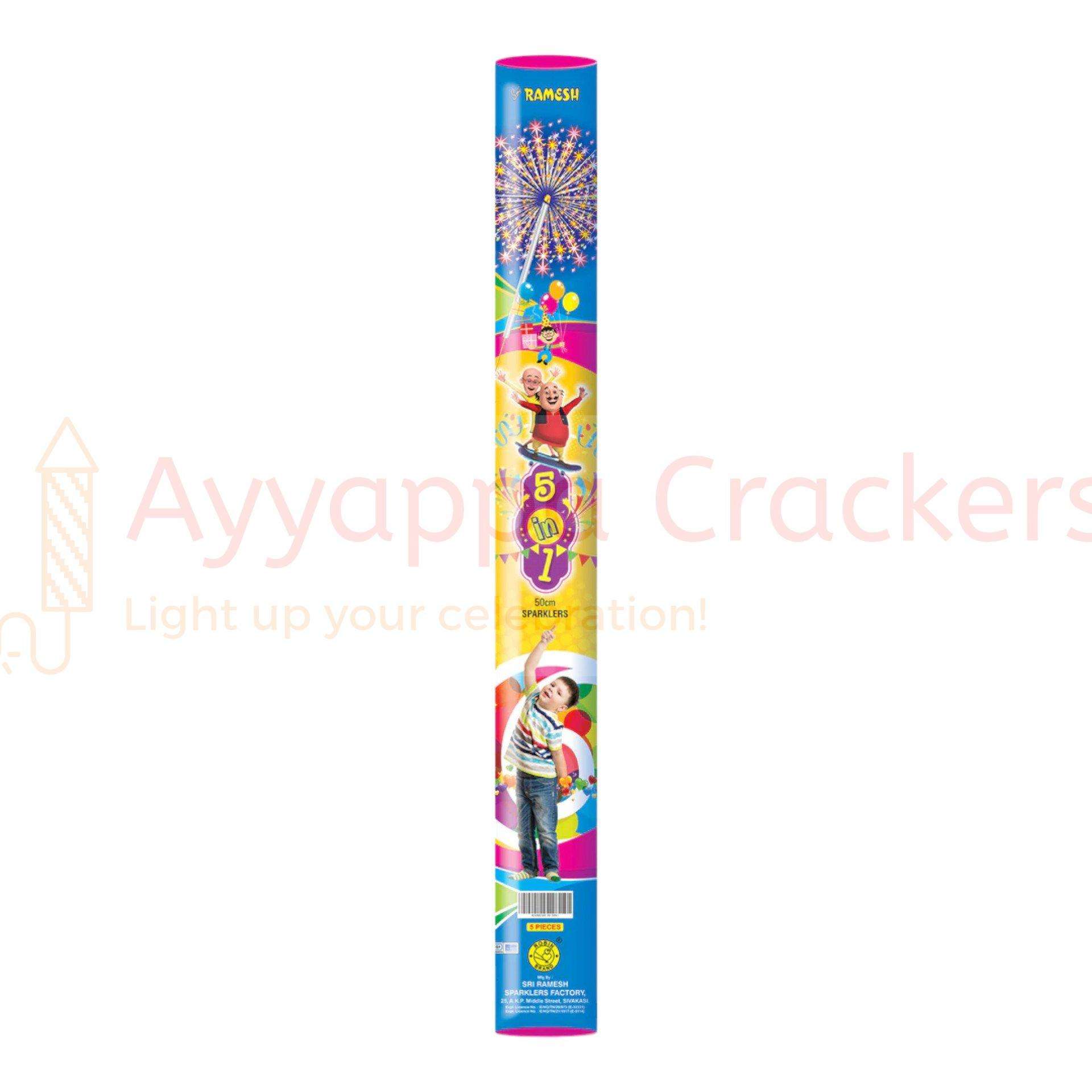 50 CM 5 in 1 Sparklers