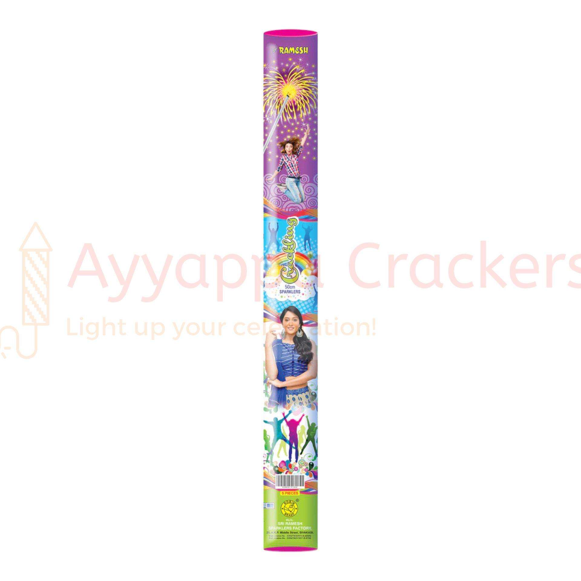 50 CM Colour Crackling Sparklers