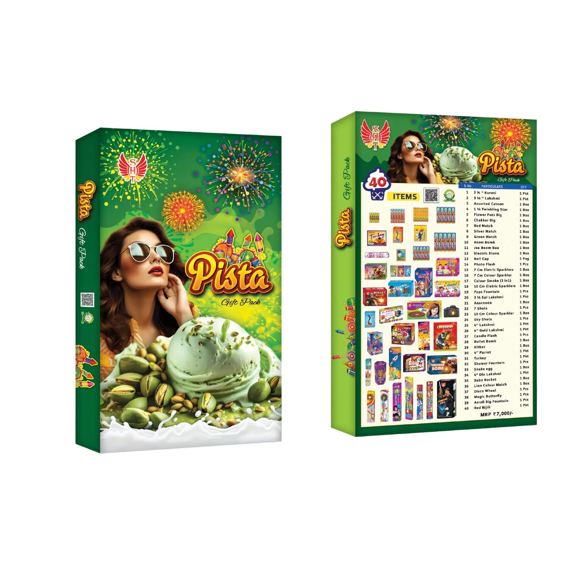 Pista - 40 Items Assorted Gift Box