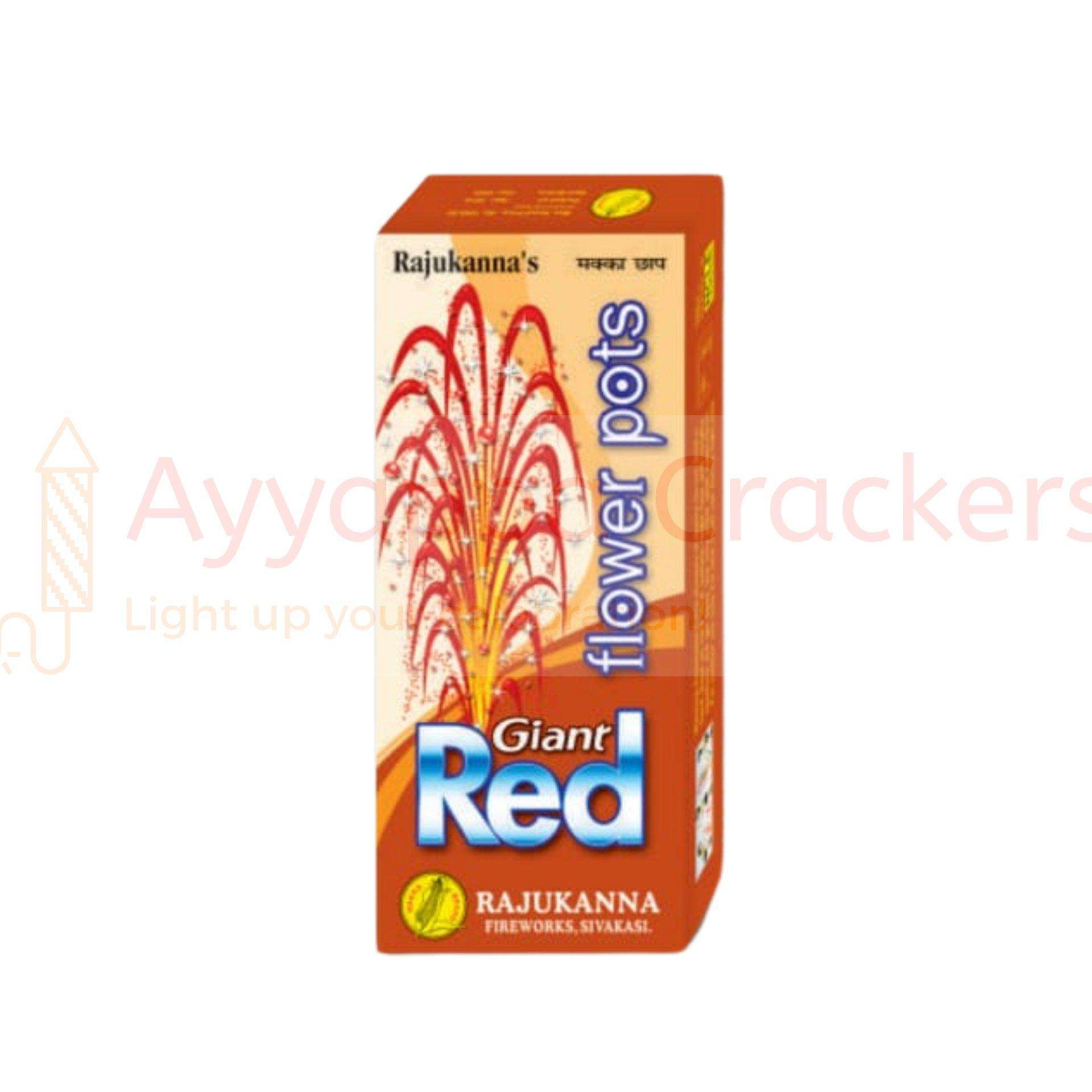 Flower Pots Giant (Red) by Rajukanna