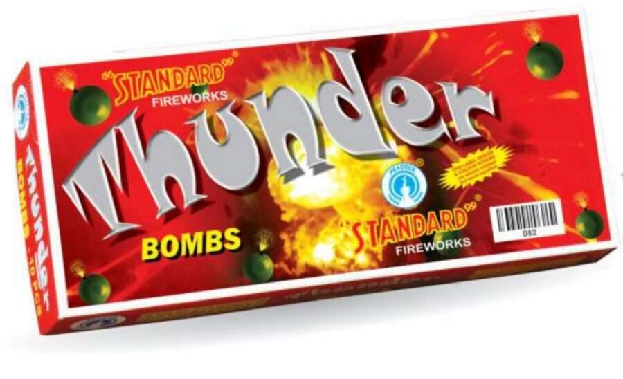 Thunder bomb green firecracker packaging
