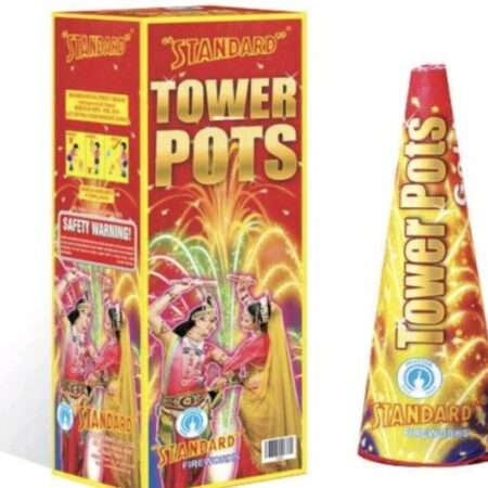 Tower Pots - Gold