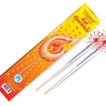 Red Colour Sparklers - 15 CM