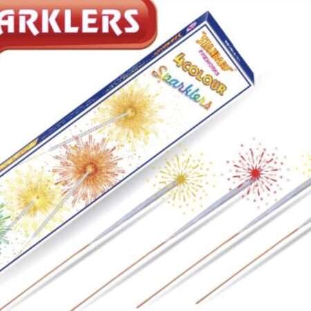 4 Colour Sparklers - 12 CM