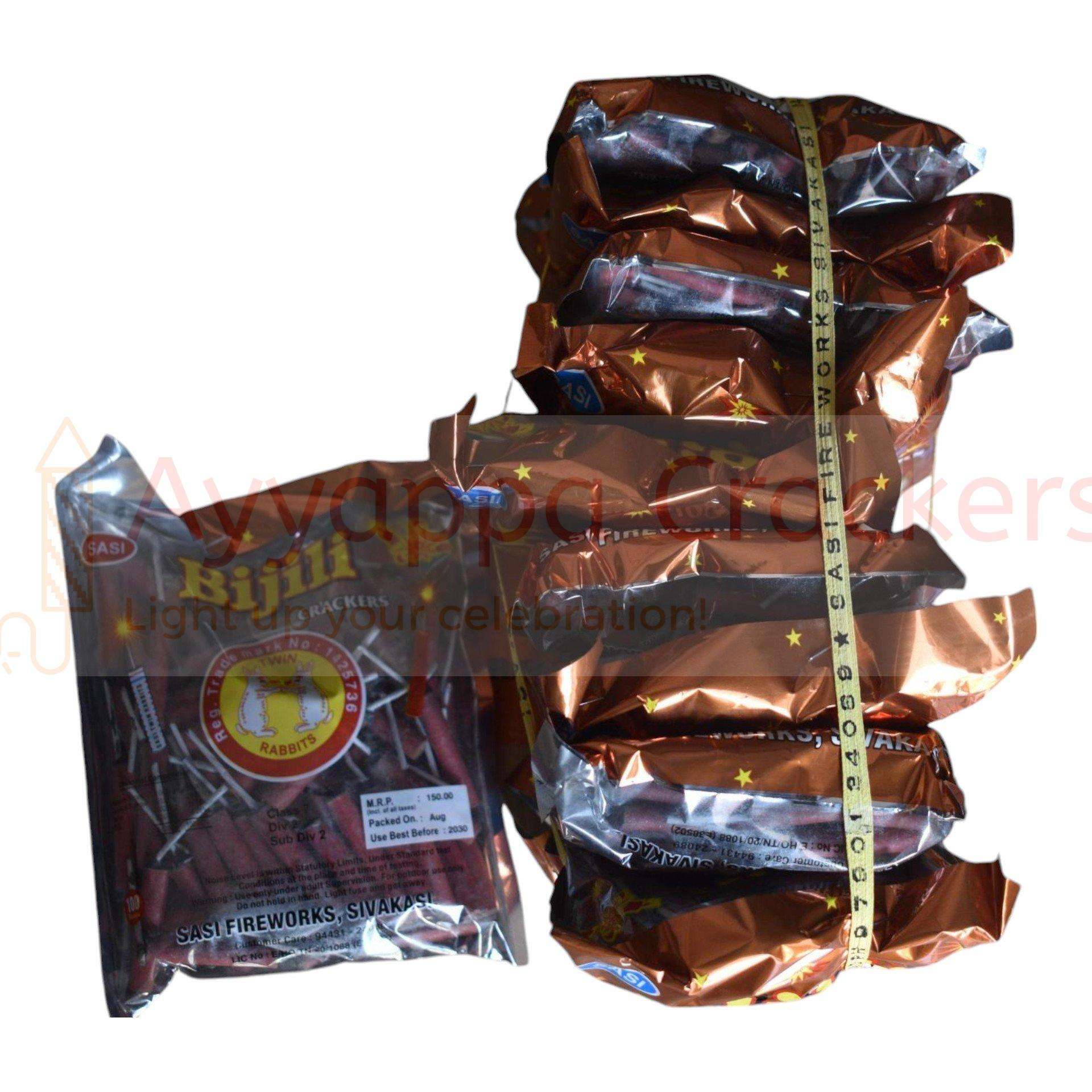 Twin Rabbints_Bijili-100pcs_Red_001_firecrackers_in_Chennai